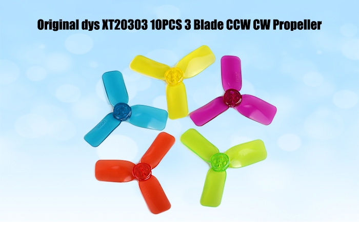 Original dys XT20303 10PCS 3 Blade CCW CW Propeller