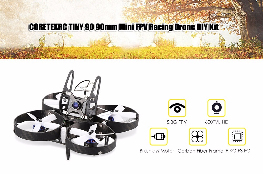 CORETEXRC TINY 90 90mm Mini FPV Racing Drone DIY Kit