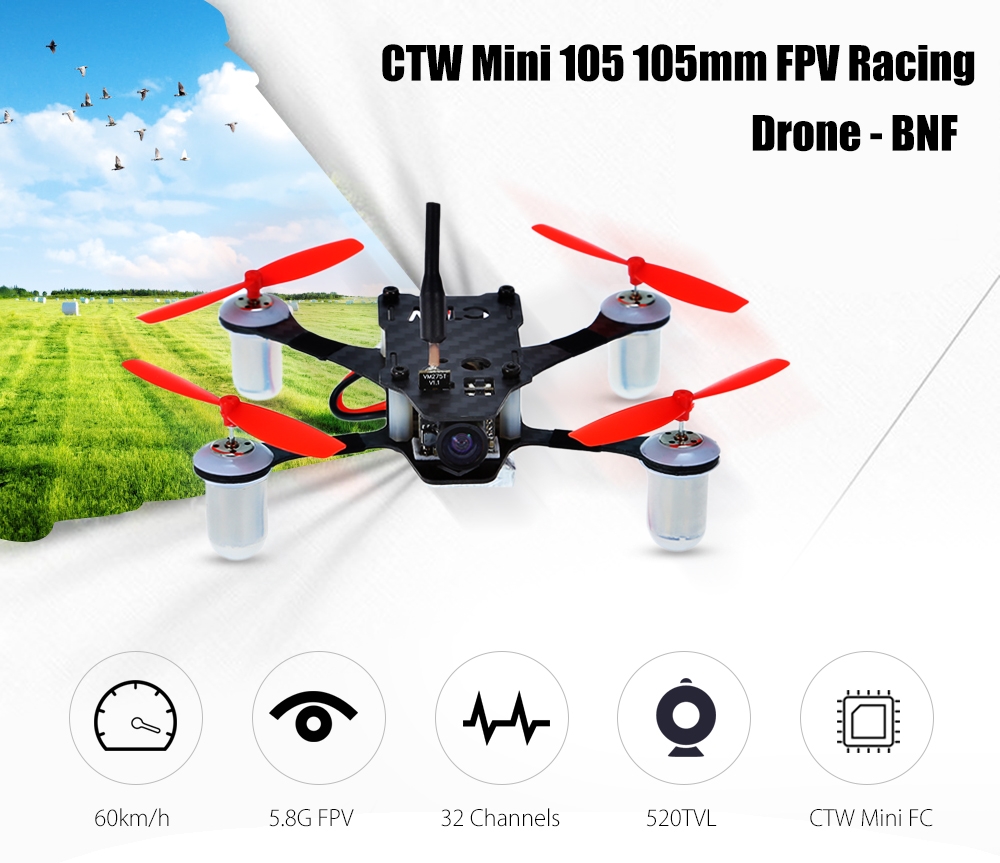 CTW Mini 105 FPV Racing Drone - PNP