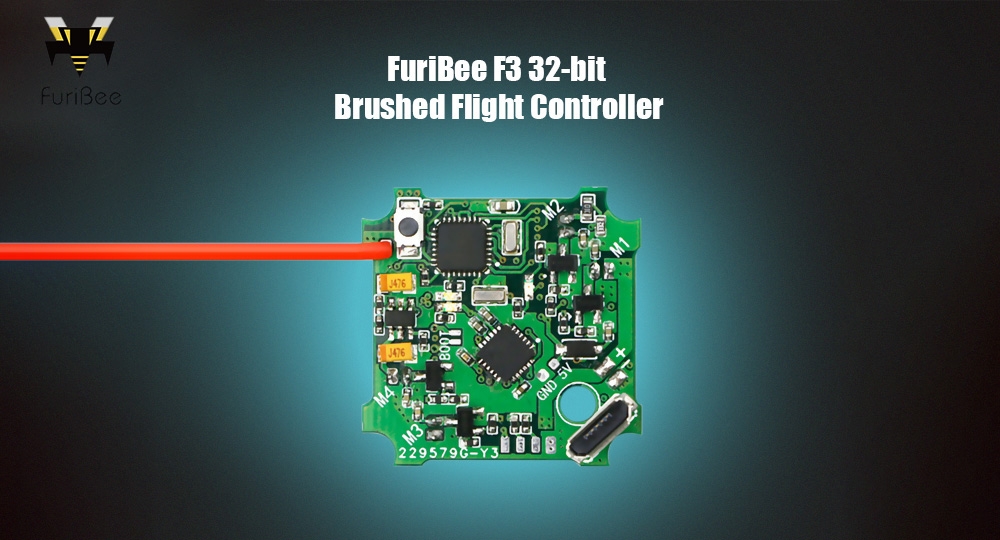 FuriBee F3 32-bit Brushed Flight Controller