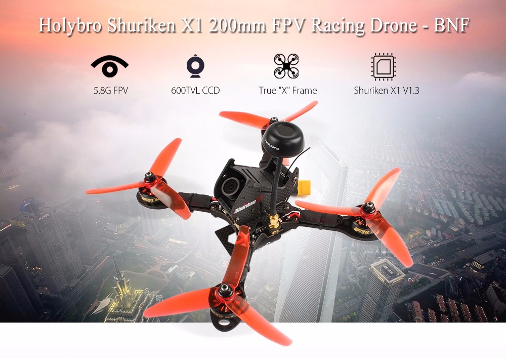Holybro Shuriken X1 200mm FPV Racing Drone - BNF