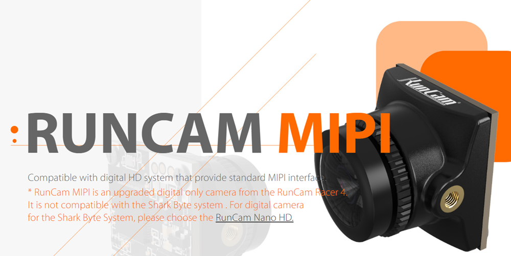RunCam MIPI Digital 1280*720@60fps HD High Quality FPV Camera for DJI FPV System