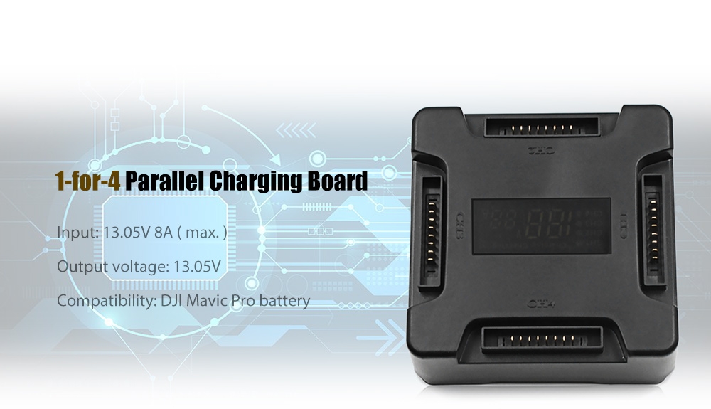 1-for-4 Parallel Charging Board