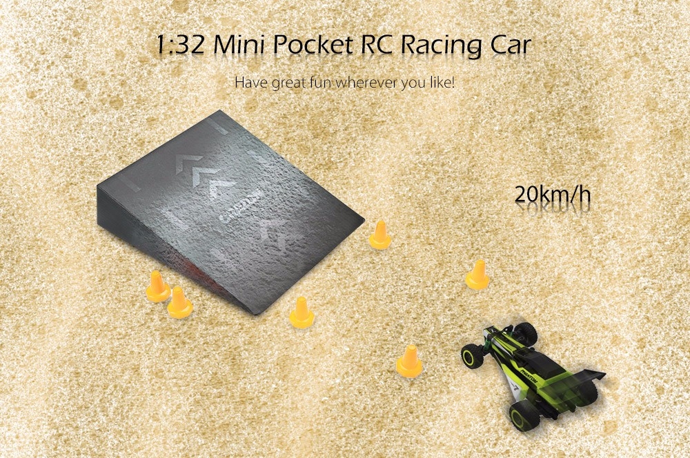1:32 Mini Pocket RC Racing Car - RTR
