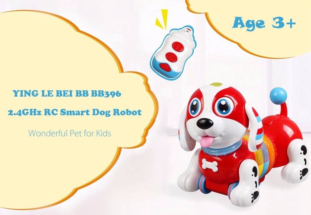 YING LE BEI BB BB396 2.4GHz RC Smart Dog Robot