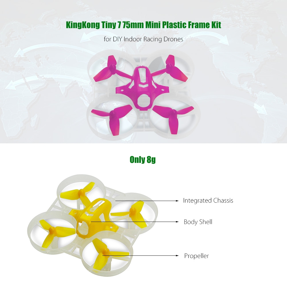 KingKong Tiny 7 75mm Mini Plastic Frame Kit