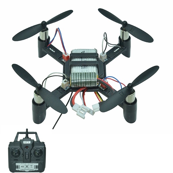 DM002 Mini 2.4G 4CH 6-Axis One Key Return DIY RC Quadcopter RTF