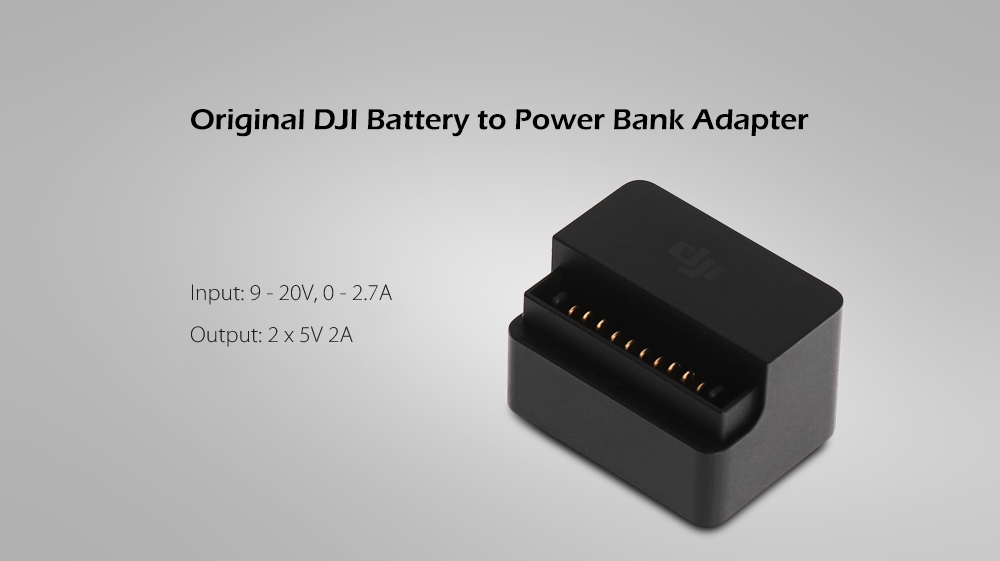 Original DJI Battery to Power Bank Adapter