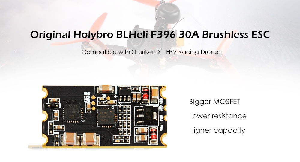 Original Holybro BLHeli F396 30A Brushless ESC