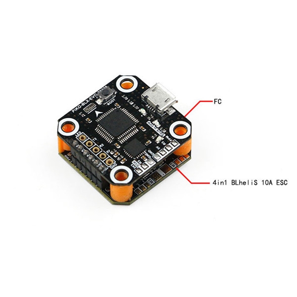Kingkong 20*20mm F3 Flight Controller with 4in1 BLheliS 10A ESC 2-3S