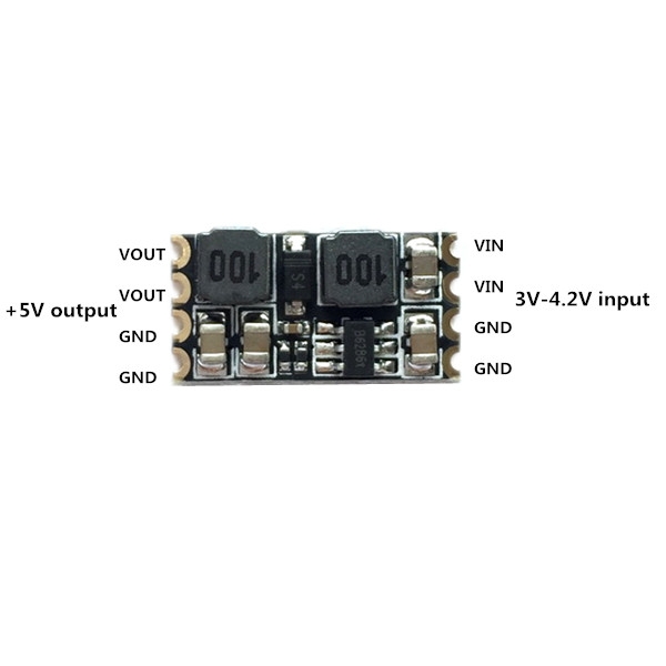 Micro DC-DC Converter Boost Module BEC 3V-4.2V Input 500MA Output Current for Multirotor