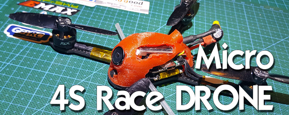 130mm Micro 4S Race drone
