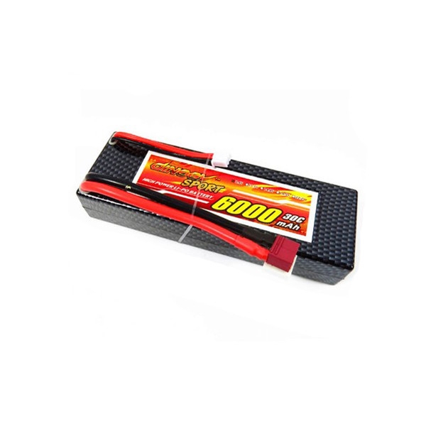 2PCS Giant Power 6000mAh 2S 7.4V 30C LiPo Battery For RC Models