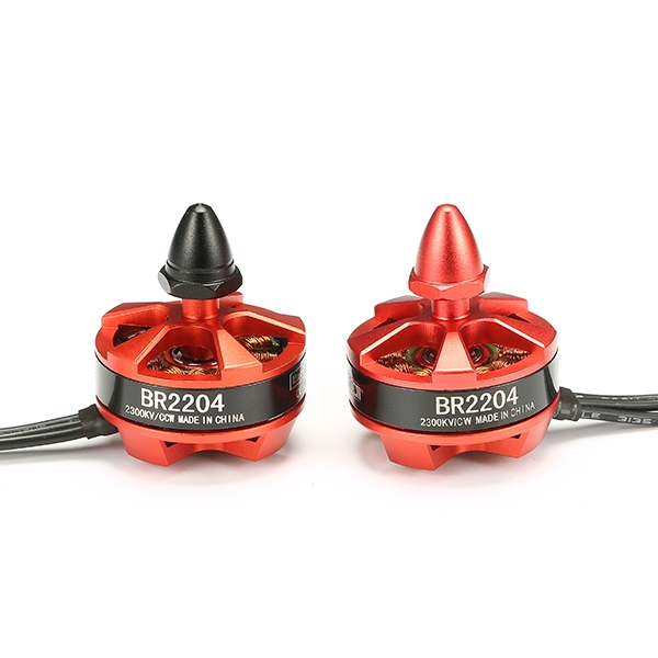 4X Racerstar Racing Edition 2204 BR2204 2300KV 2-3S Brushless Motor CW/CCW For QAV250 ZMR250 260 280