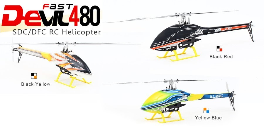 ALZRC Devil 480 FAST SDC DFC RC Helicopter KIT 