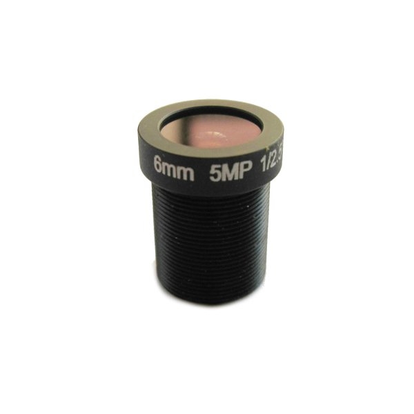6MM 5MP 1/2.5 M12 60 Degree IR Sensitive FPV Camera Lens