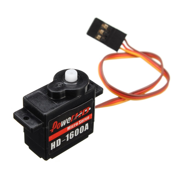 Power HD-1600A 1.3KG 6g Micro Steering Engine Micro Servo Compatible with Futaba/JR RC Car Part