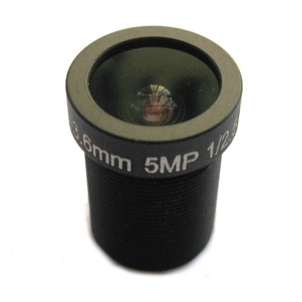 3.6MM 5MP 1/2.5 M12 96 Degree IR Sensitive FPV Camera Lens