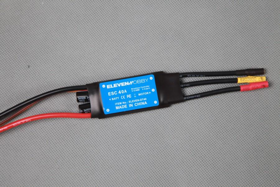 Eleven Hobby F8F P-51D T-28 Trojan 1100mm RC Airplane Spare Part ESC 40A 