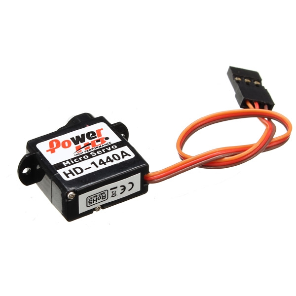 Power HD-1440A 0.8KG 4.4g Micro Servo Steering Engine Compatible with Futaba/JR RC Car Part