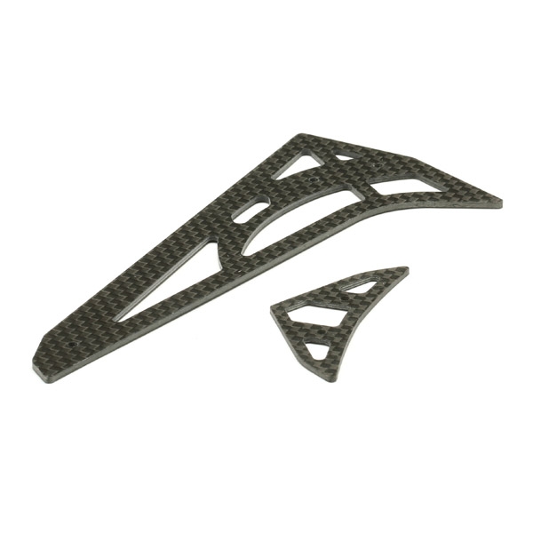 Global Eagle 480N RC Helicopter Part Carbon Fiber Horizontal Vertical Tail Fin