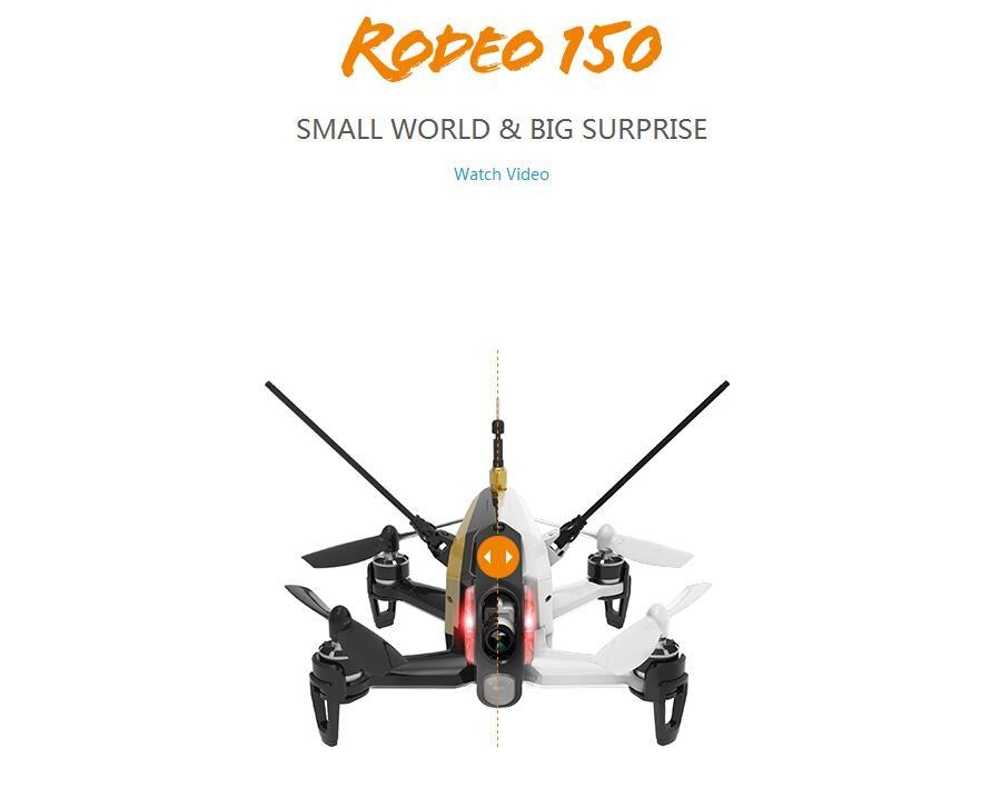 Walkera Rodeo 150 5.8G 40CH 600TVL Night Vision Camera 3D Aerobatic Mini FPV Racer Mode 1