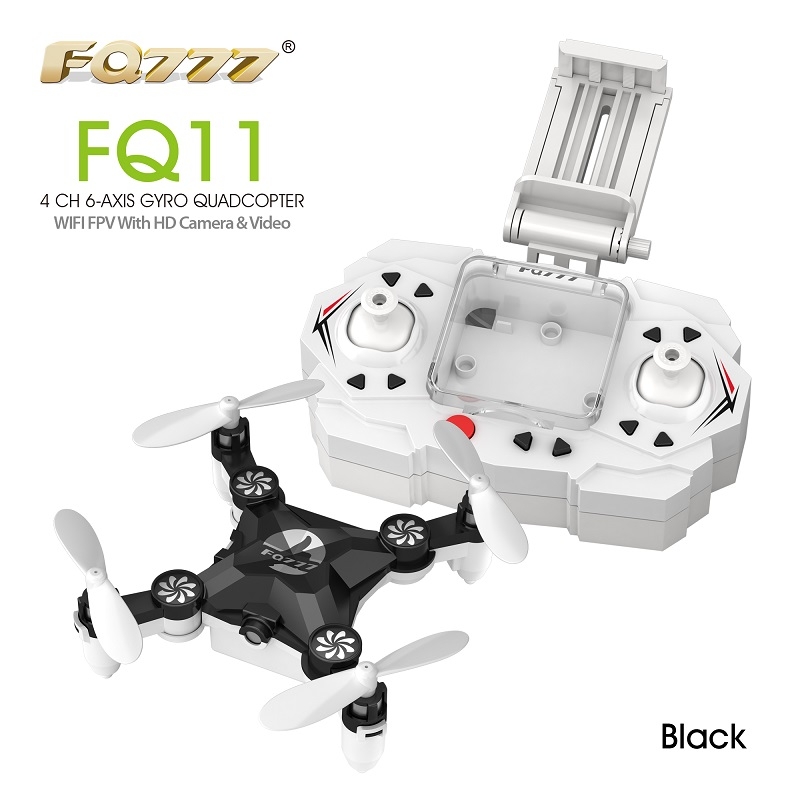 FQ777 FQ11W  Wifi FPV With Foldable Arm 3D Mini 2.4G 4CH 6 Axis Headless Mode RC Quadcopter RTF