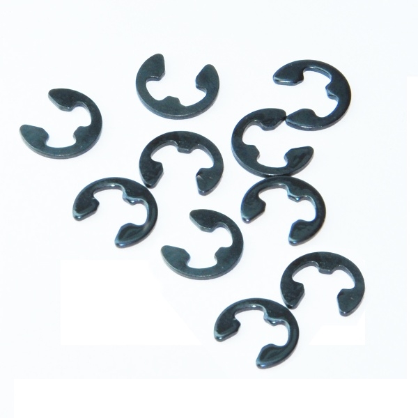 10 PCS M3 E Type Retaining Ring Motor Jump Ring Split Locking Washer Buckles 