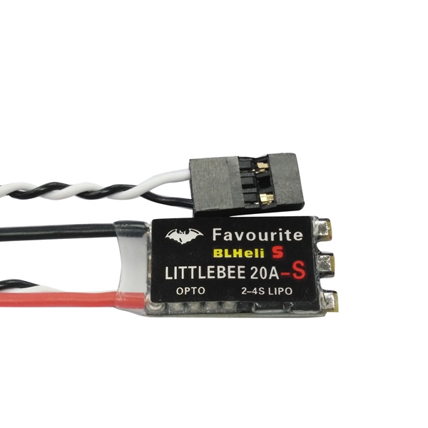 Favourite LittleBee Spring 20A ESC Blheli-S Dshot OPTO 2-4S Supports Mulitshot OneShot125 Oneshot42 