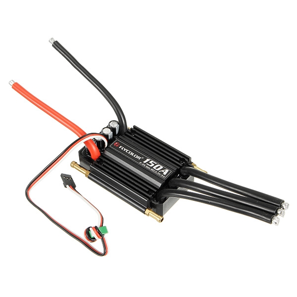 FlyColor Waterproof Brushless 150A ESC With 5.5V / 5A 2-6s BEC For RC Boat 