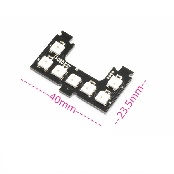 Colorful WS2812B 7 Bits RGB5050 LED Strip for RC Flight Controller 