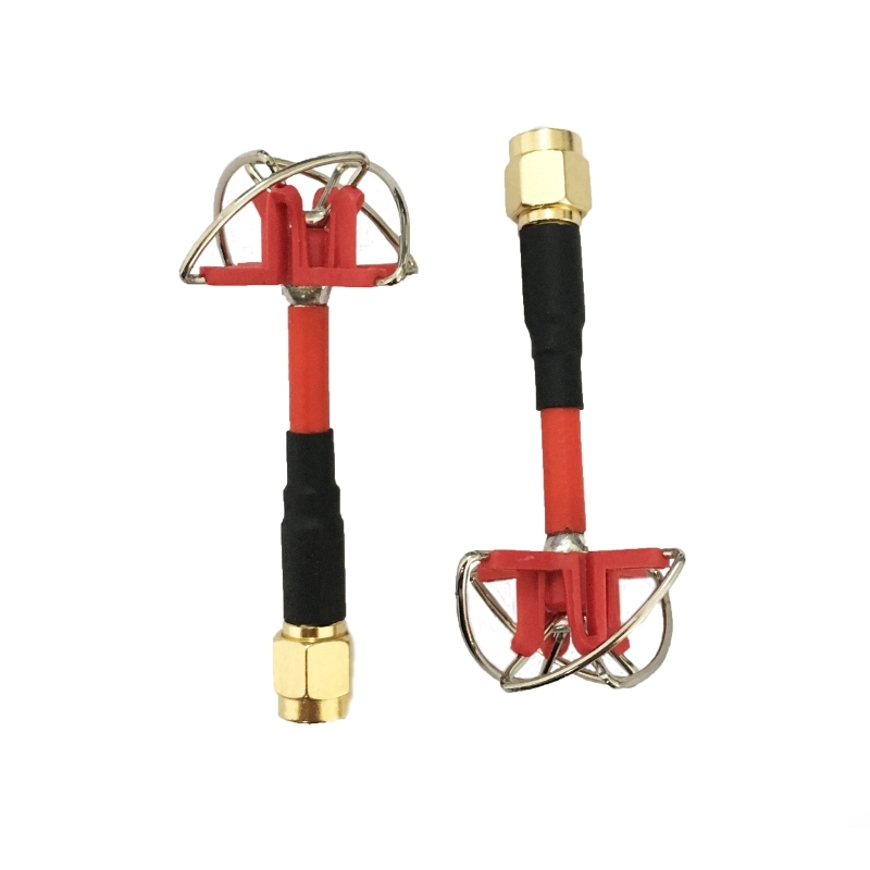 Aomway LHCP 3dBi 60mm 6cm Short Antenna FPV 4-leaf Clover Antenna SMA/RP-SMA for TX RX