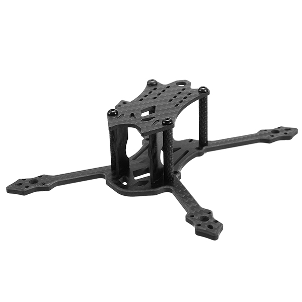 Realacc Blackbird 140 140mm  4mm Arm Thickness Carbon Fiber Frame Kit with PDB and Battery Strap