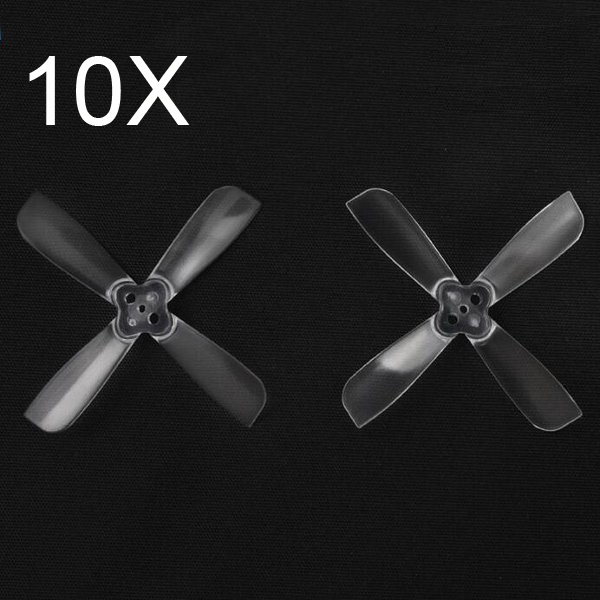 10 Pairs Gemfan 2035 2X3.5X4 4 Blade 1.5mm Mounting Hole CW CCW FPV Racing Propeller Transparent