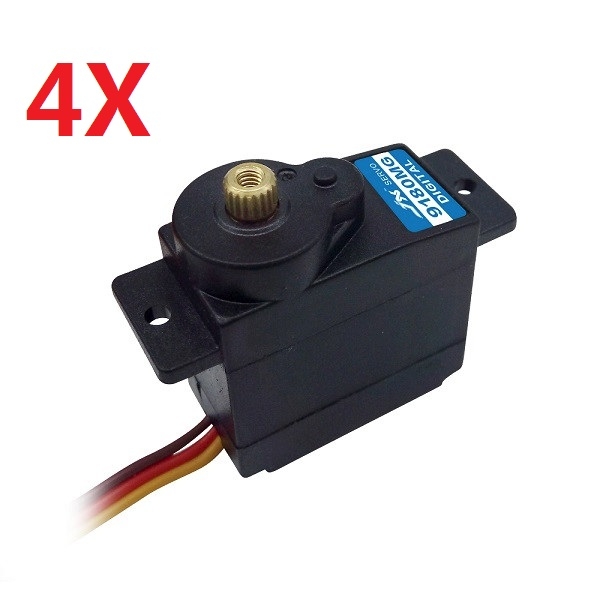 4pcs JX Servo PDI-9180MG 12g 180 Degree MG Metal Gear Analog Servo 2.0kg 0.12sec