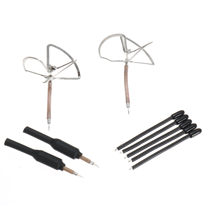 Turbowing 5.8GHz 3dBi 3 Leaf Clover/Copper Tube Gain Super Mini FPV Antenna Combo