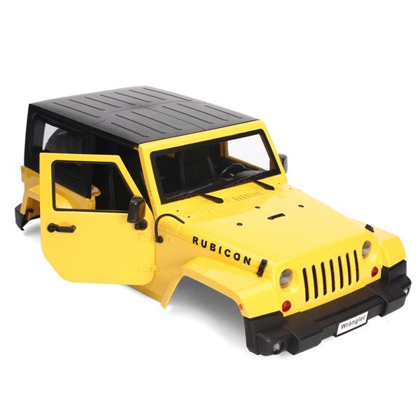  Yellow Body Shell Climbing Car Modified Car Shell For 1:10 RC Model Crawler Car