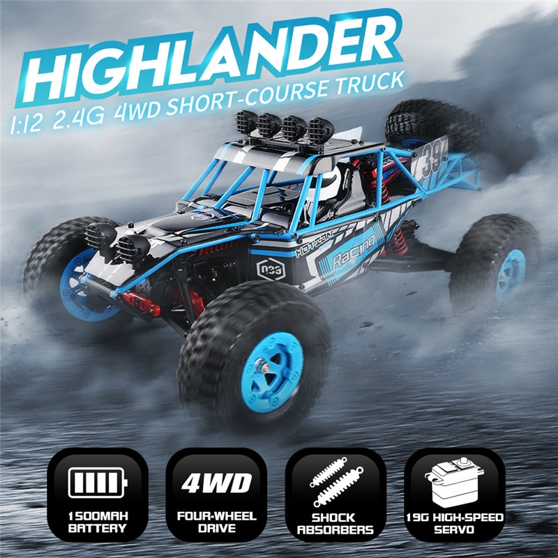 JJRC Q39 1:12 2.4G 4WD 40KM/H highlandedr Short-Course Truck