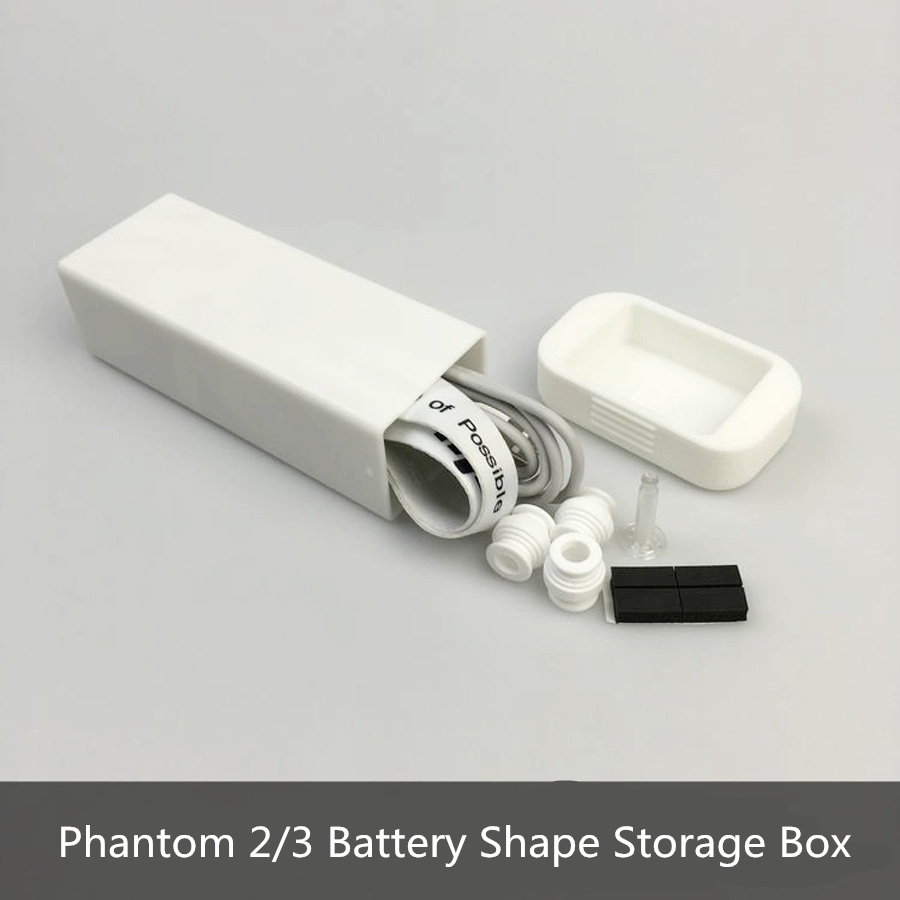Battery Shape Storage Box 3D Printing RC Quadcopter Spare Parts For DJI Phantom 2 Phantom 3 
