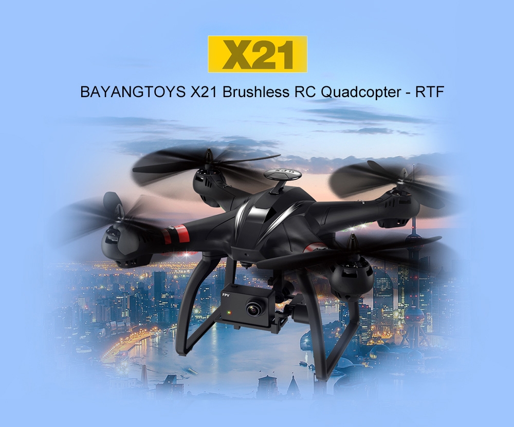 BAYANGTOYS X21 Brushless Double GPS WIFI FPV With 1080P Gimbal Camera RC Quadcopter