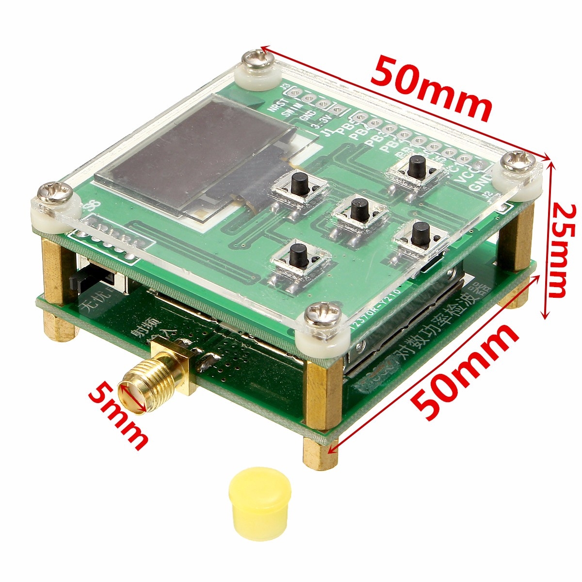 RF-Power8000 1Mhz-8000Mhz OLED RF Power Meter -55dBm ~ -5dBm Adjustable Attenuation Value