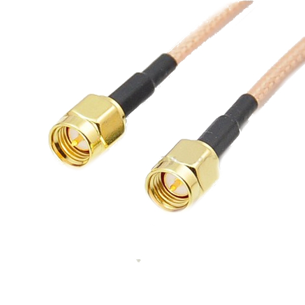 2PCS SMA Male To SMA Male Pigtail Adapter Extended Cable