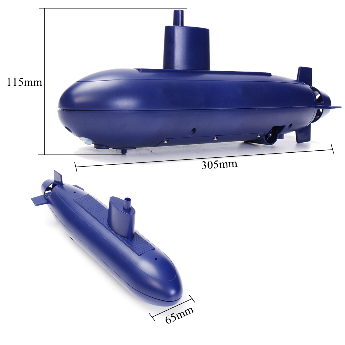 RC Mini Submarine 6 Channels Remote Control Under Water Ship Model Kids Toy