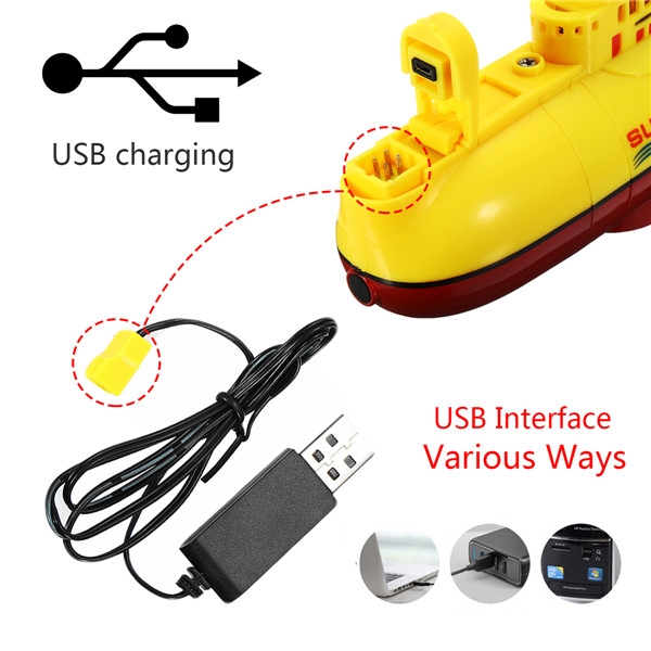 6CH Speed Radio Remote Control Electric Mini RC Submarine Boat Kids Children Toy