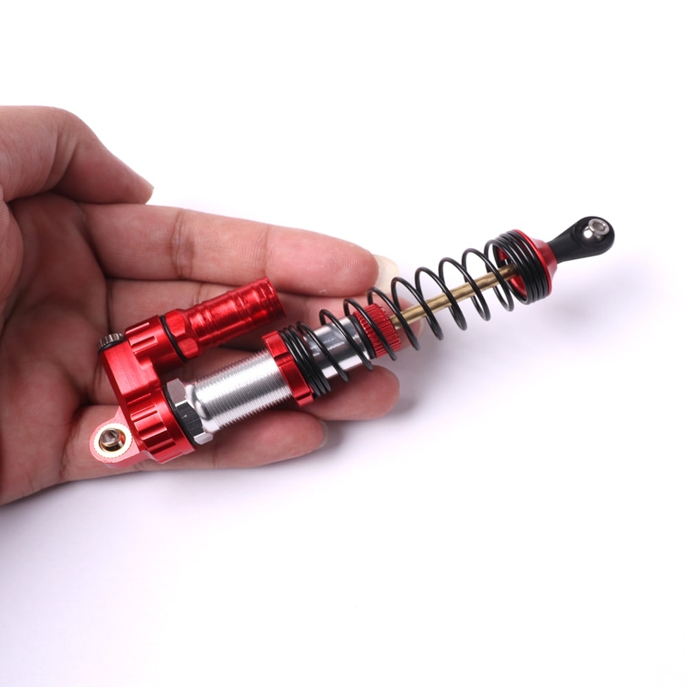 110mm Billet Machined Piggyback Shock Absorber Springs for 1/10 RC Rock Crawler Axial SCX10 Wrangler D90 4PCS