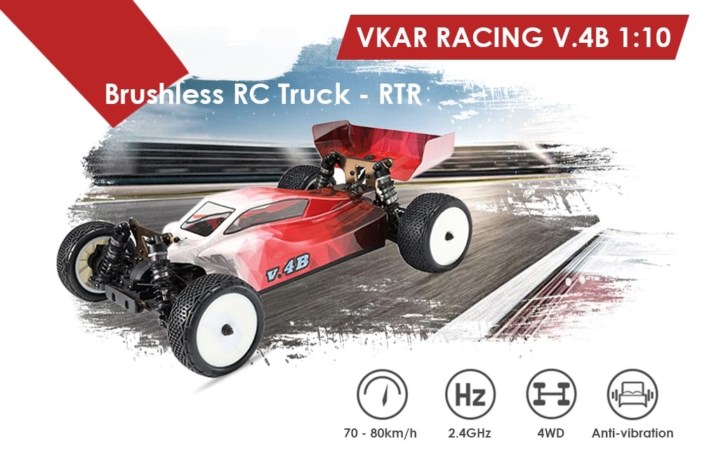 VKAR RACING V.4B Brushless RC Truck - RTR