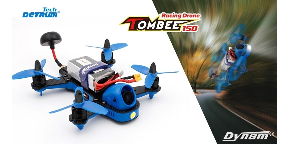 DETRUM TomBee 150 RC Drone BNF 800TVL FPV Camera