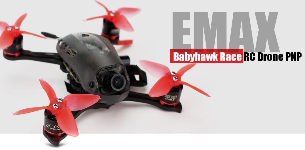 EMAX Babyhawk Race RC Drone PNP 600TVL CCD Camera