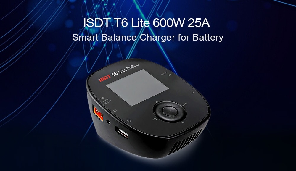 ISDT T6 Lite 600W 25A Smart Balance Charger