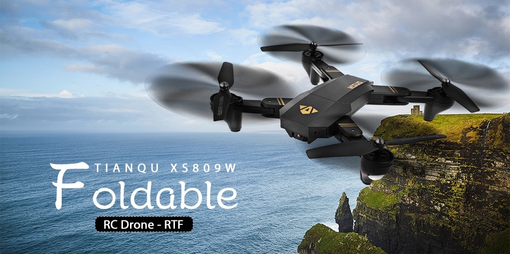 TIANQU XS809W Foldable RC Quadcopter - RTF